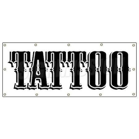 Signmission TATTOO BANNER SIGN shop artist signs gun neon piercing B-120 Tattoo
